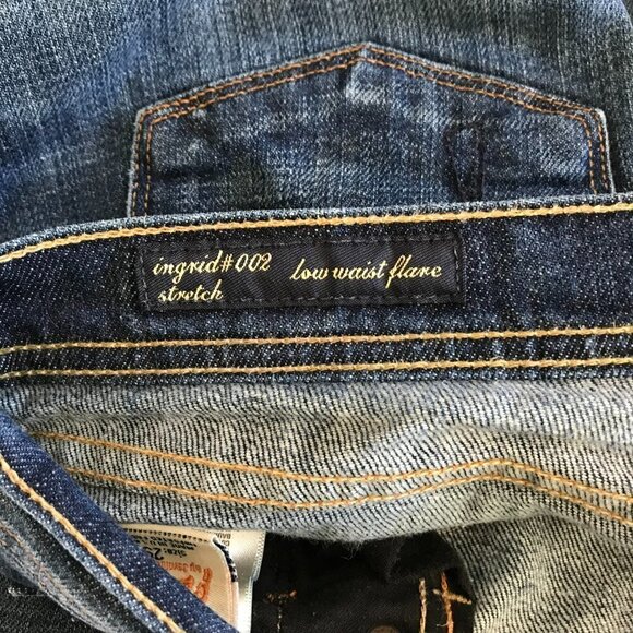 Citizens of Humanity Jeans Ingrid #002 Women's Sz 29 Medium Wash Flare Low Rise - Picture 8 of 12